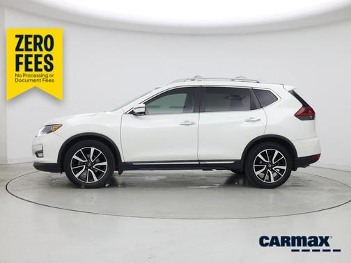 White 2019 Nissan Rogue SL