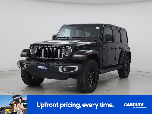 Black 2025 Jeep Wrangler 4xe Sahara