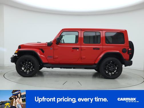 Red 2025 Jeep Wrangler 4xe Sahara