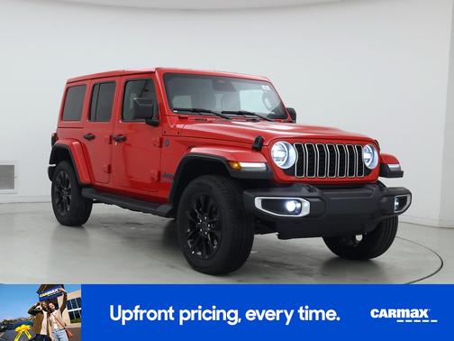 Red 2025 Jeep Wrangler 4xe Sahara