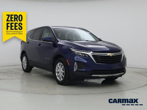 Blue 2022 Chevrolet Equinox LT
