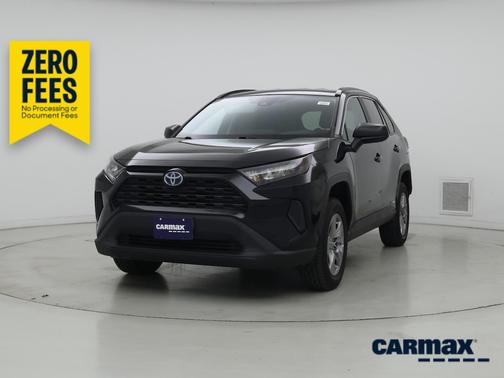 Black 2022 Toyota RAV4 Hybrid LE
