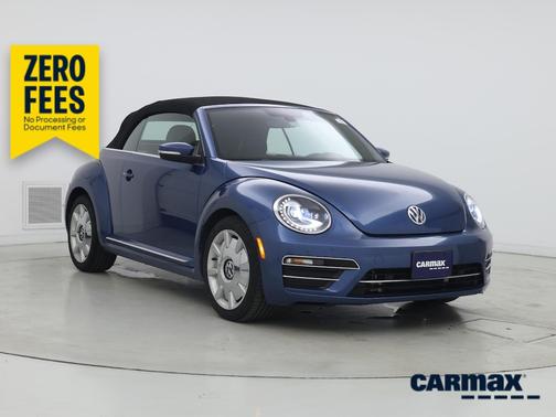 Blue 2017 Volkswagen Beetle SEL