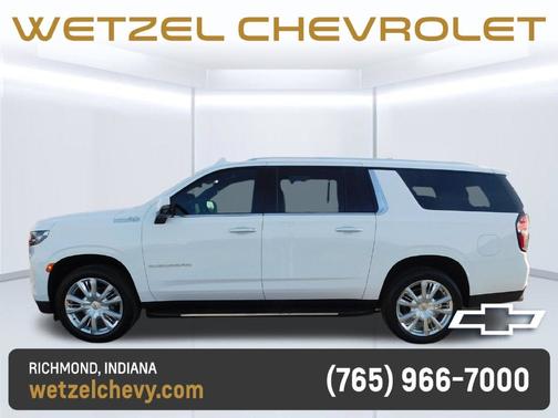 Summit White 2024 Chevrolet Suburban High Country