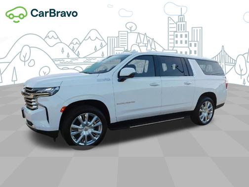 Summit White 2024 Chevrolet Suburban High Country