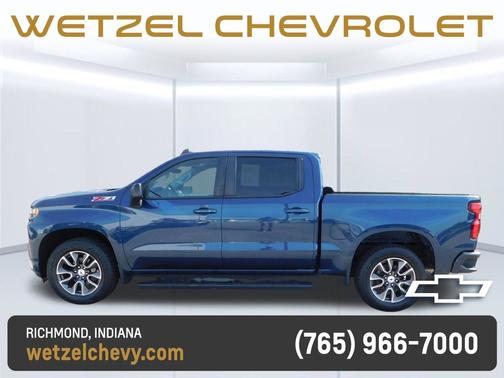 Northsky Blue Metallic 2021 Chevrolet Silverado 1500 RST