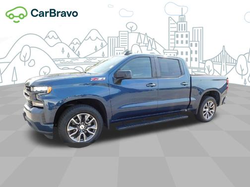 Northsky Blue Metallic 2021 Chevrolet Silverado 1500 RST