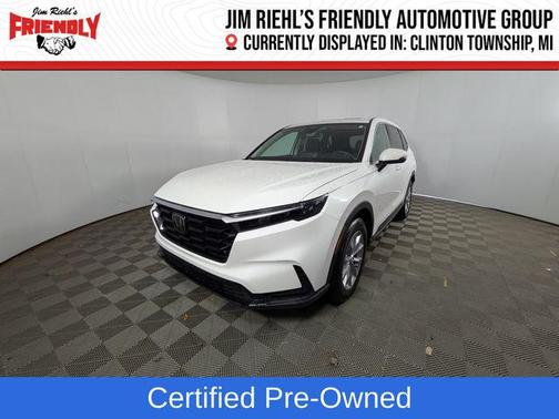 Platinum White Pearl 2023 Honda CR-V EX