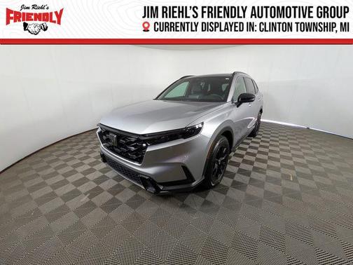 Lunar Silver Metallic 2024 Honda CR-V Hybrid Sport AWD