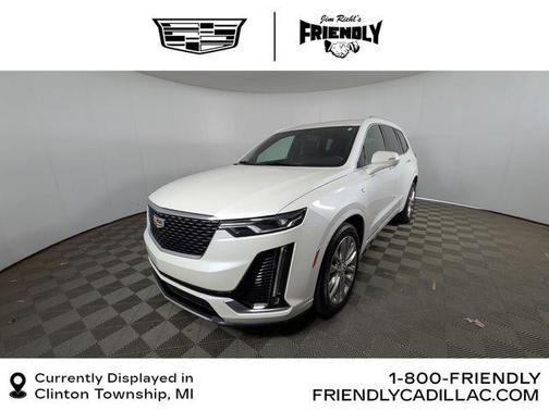 Crystal White Tricoat 2023 Cadillac XT6 Premium Luxury AWD