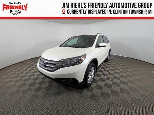 White Diamond Pearl 2014 Honda CR-V EX-L