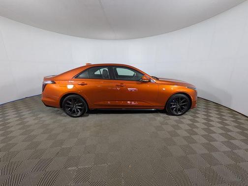 Blaze Orange Metallic 2023 Cadillac CT4 Sport