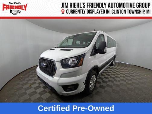 Oxford White 2024 Ford Transit-350 XLT