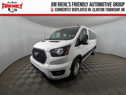 Oxford White 2024 Ford Transit-350 XLT