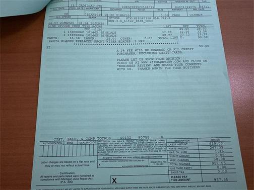 2012 Cadillac CTS Performance