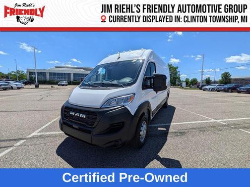 Bright White Clearcoat 2023 RAM ProMaster 2500 High Roof
