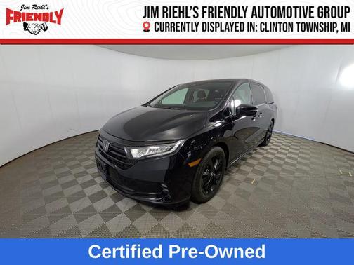 Crystal Black Pearl 2024 Honda Odyssey Sport