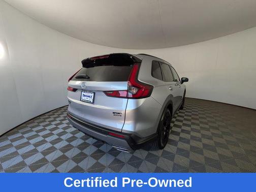 Solar Silver Metallic 2026 Honda CR-V Hybrid Sport Touring AWD