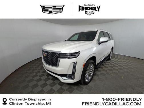 Crystal White Tricoat 2024 Cadillac Escalade Premium Luxury