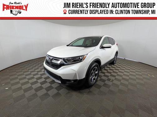 Platinum White Pearl 2019 Honda CR-V EX