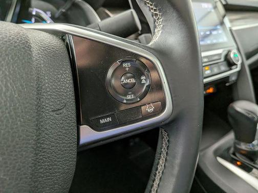 Platinum White Pearl 2019 Honda Civic EX