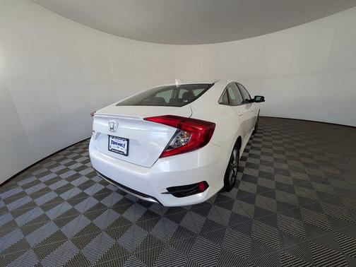 Platinum White Pearl 2019 Honda Civic EX