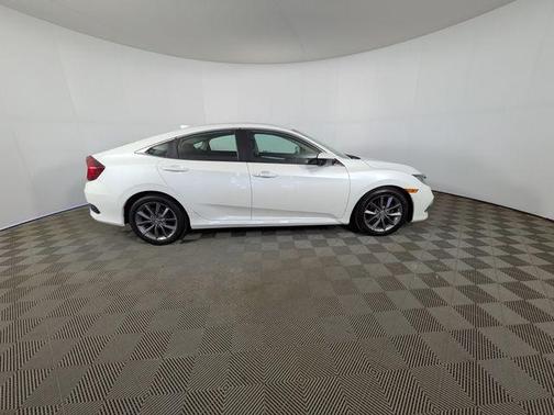 Platinum White Pearl 2019 Honda Civic EX