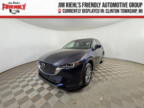 Deep Crystal Blue Mica 2025 Mazda CX-5 2.5 S Preferred Package