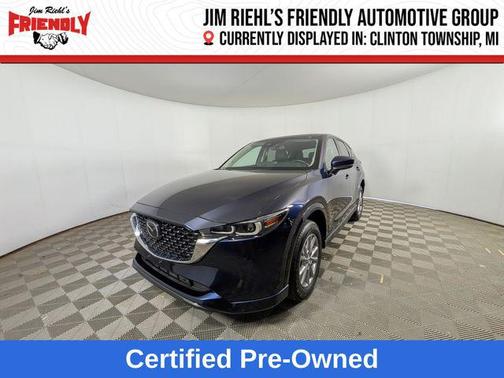Deep Crystal Blue Mica 2025 Mazda CX-5 2.5 S Preferred Package SUV