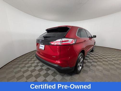 Rapid Red Metallic Tinted Clearcoat 2023 Ford Edge SEL