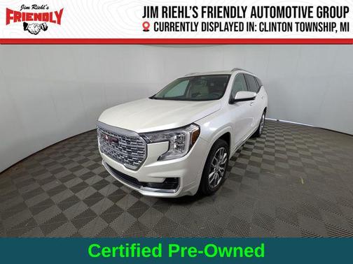 White Frost Tricoat 2023 GMC Terrain Denali