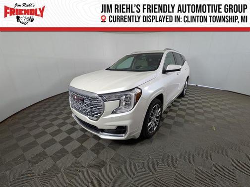 White Frost Tricoat 2023 GMC Terrain Denali