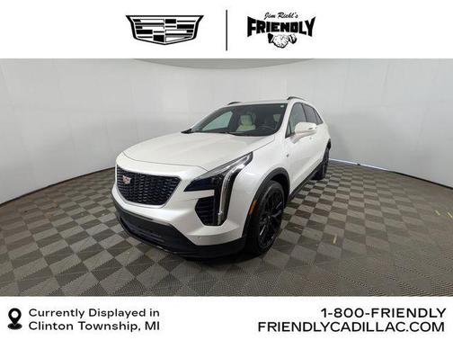 Crystal White Tricoat 2023 Cadillac XT4 Sport