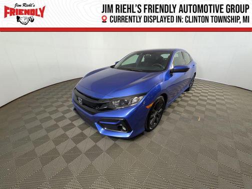 Aegean Blue Metallic 2020 Honda Civic EX