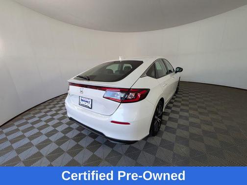 Platinum White Pearl 2023 Honda Civic EX-L