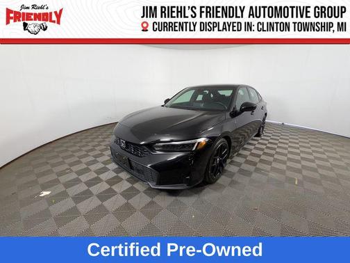 Gray 2025 Honda Civic Sport