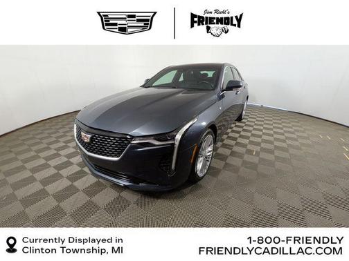 Shadow Metallic 2021 Cadillac CT4 Premium Luxury