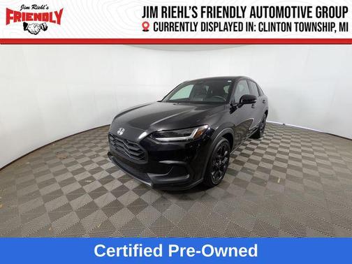 Crystal Black Pearl 2024 Honda HR-V AWD Sport