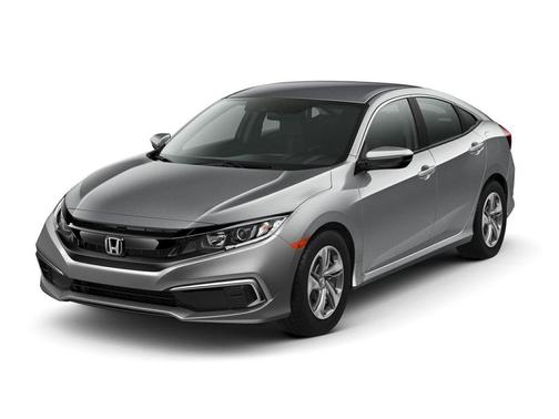 Platinum White Pearl 2019 Honda Civic LX