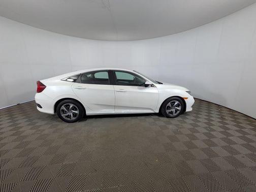 Platinum White Pearl 2019 Honda Civic LX