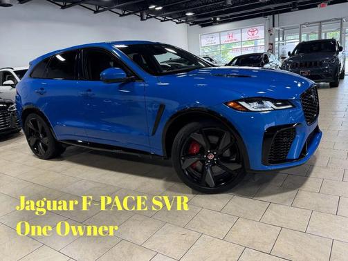 Ultra Blue 2023 Jaguar F-PACE SVR P550 AWD Automatic