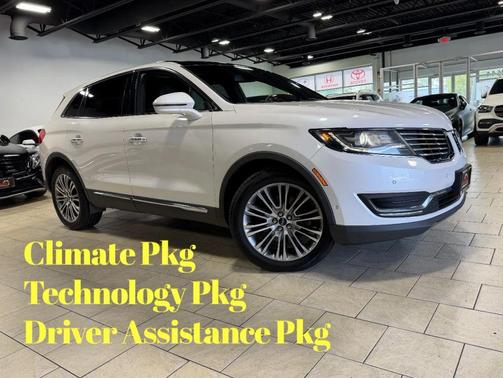 White Platinum Metallic Tri-Coat 2016 Lincoln MKX Reserve
