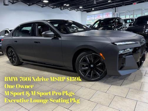 Frozen Deep Grey 2023 BMW 760 i xDrive