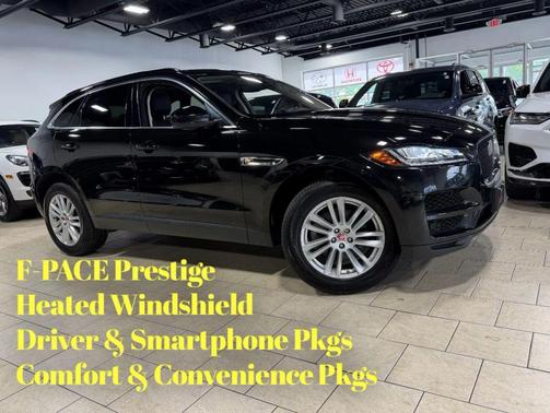 Black 2019 Jaguar F-PACE 30t Prestige