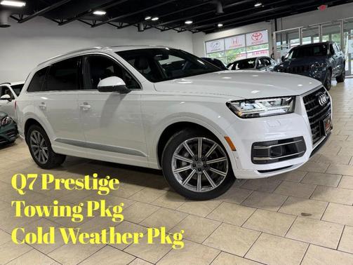 White 2019 Audi Q7 55 Prestige