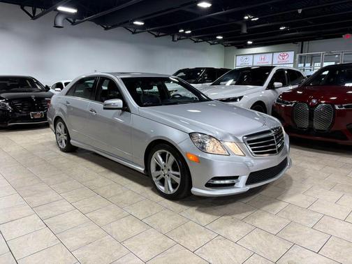 Silver 2013 Mercedes-Benz E-Class E 350 4MATIC Sedan 4D