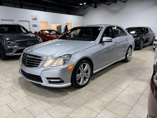 Silver 2013 Mercedes-Benz E-Class E 350 4MATIC Sedan 4D