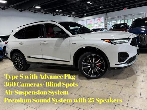 Platinum White Pearl 2022 Acura MDX Type S SUV