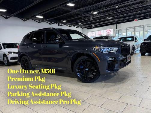 Blue 2020 BMW X5 M50i