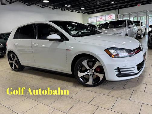 Pure White 2017 Volkswagen Golf GTI 2.0T Autobahn 4-Door